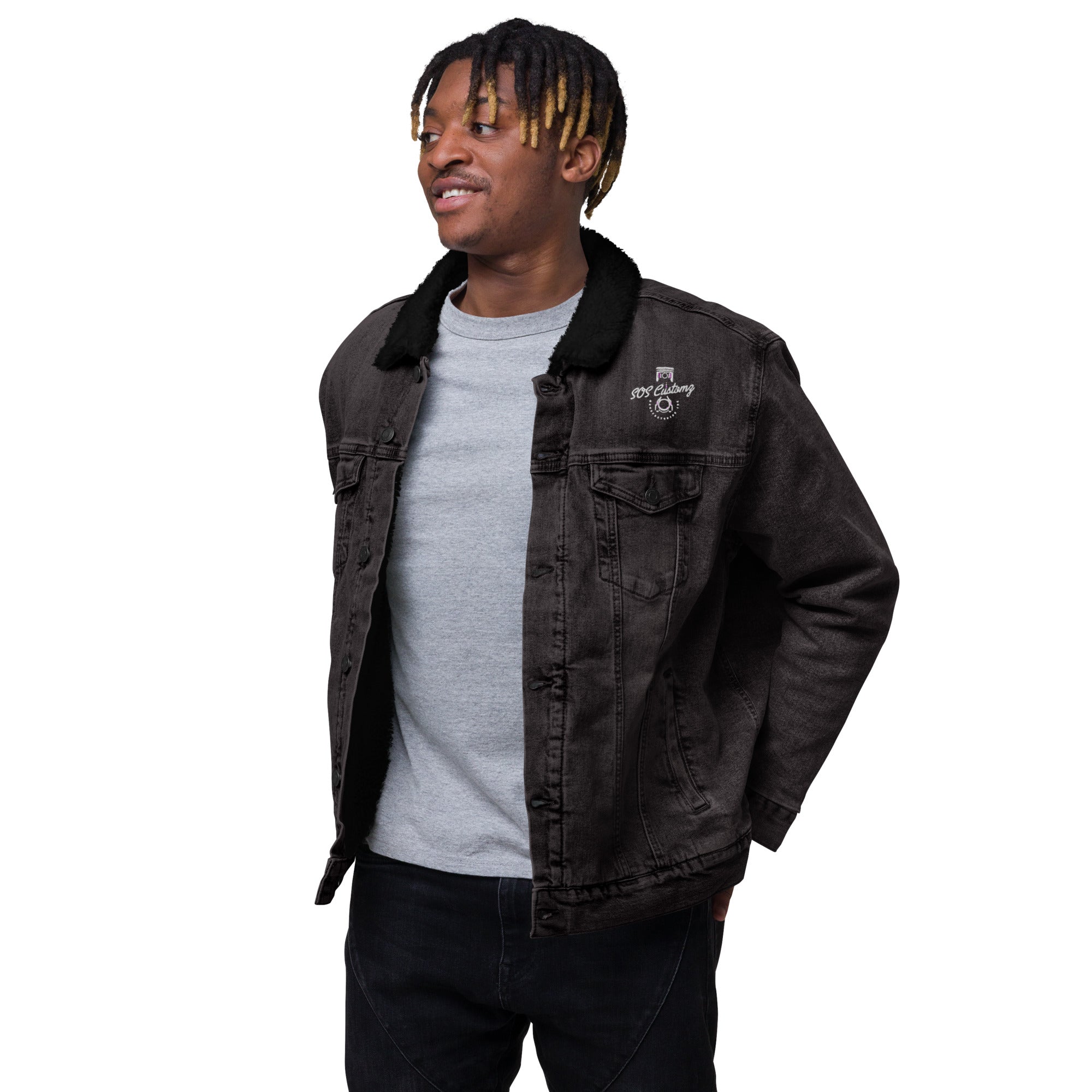 Logger denim sherpa jacket