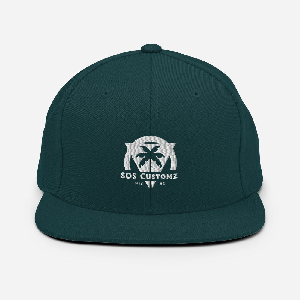 Spruce Palm Tree Snapback Hat